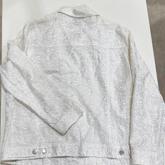 White light Jacket Anne Carson - Picture 3 of 3